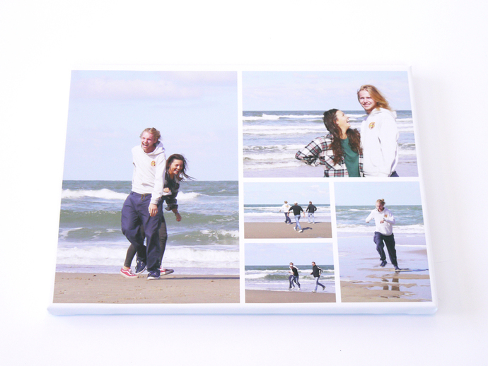 Fotocollage op canvas