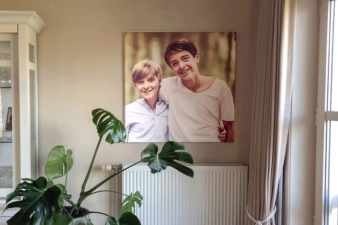 Museumcanvas groot formaat keuken